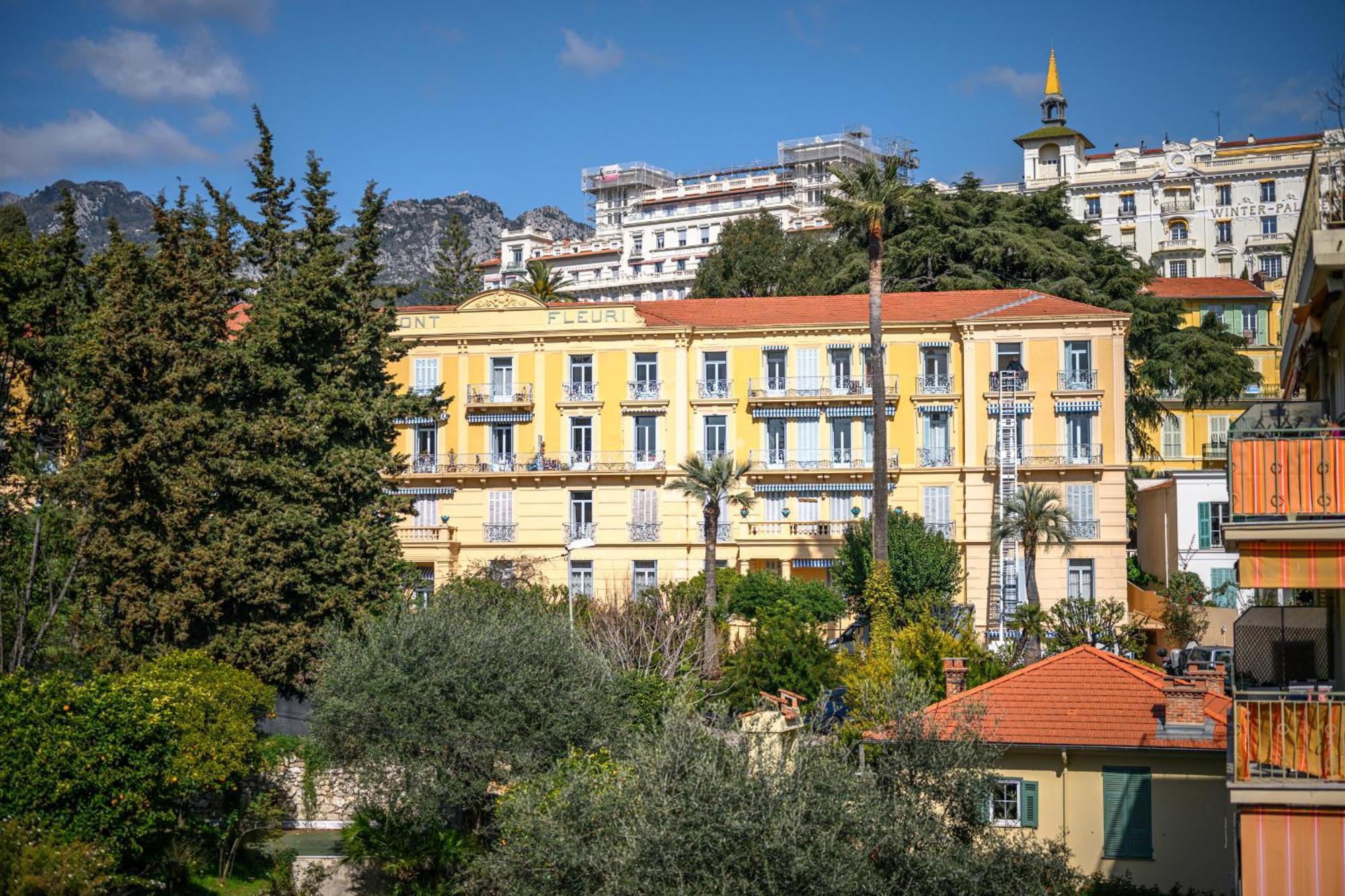 'L'Alicante Proche' Gare, Terrasse, Vue Mer Menton Extérieur photo
